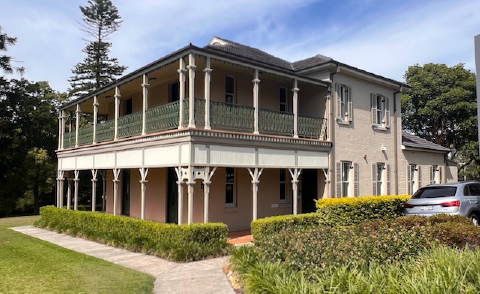 Alcoholics Anonymous meeting in Australia, held in March 1945 at the Medical Superintendent’s Residence, Rydalmere Psychiatric Hospital in Sydney.